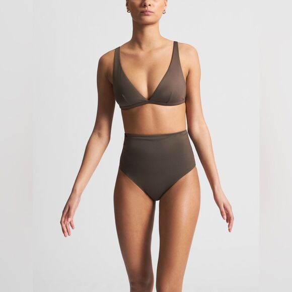 NWT Asceno Deia Set High Waisted Bikini and Bikini Top Small - Picture 1 of 9